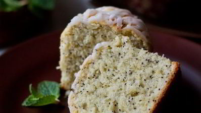 лимонные маффины с маком и лимонной глазурью