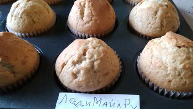 маффины банановые