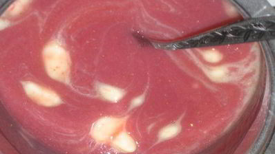 маффины из белого шоколада и клубники