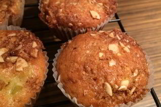 Маффины из ревеня