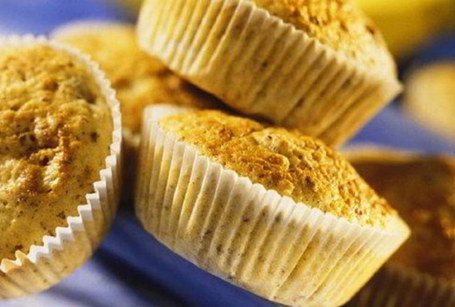 Маффины из творога с бананом