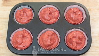 маффины красный бархат