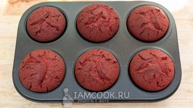 маффины красный бархат