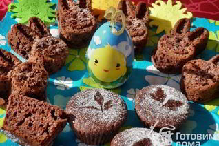 Маффины на джеме