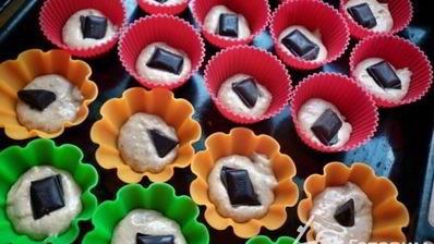 маффины на джеме