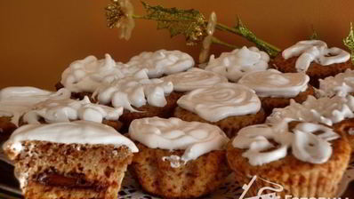 маффины на джеме