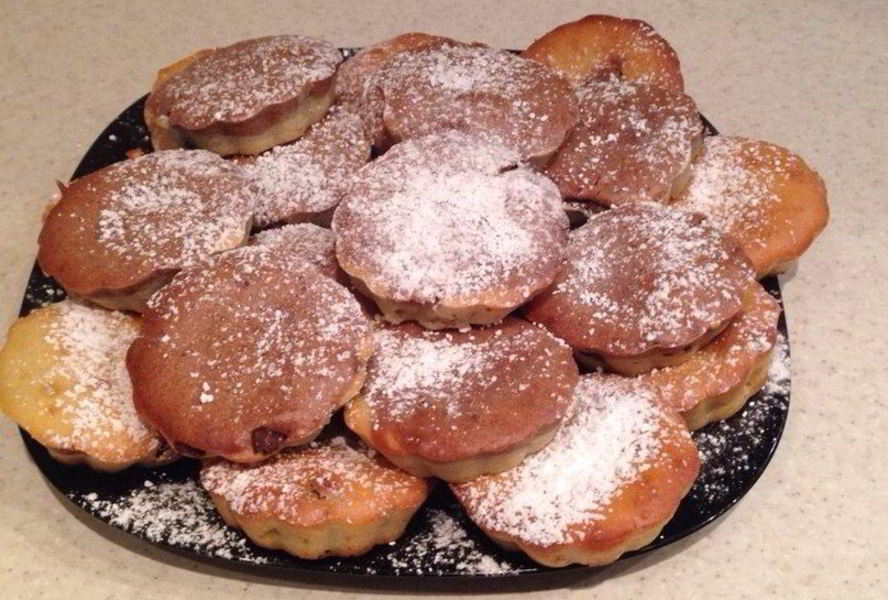 Маффины на кефире с бананом и шоколадом