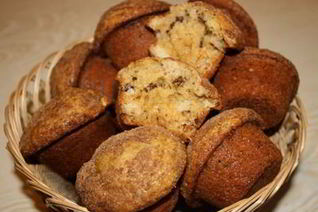 Маффины на кислом молоке с яблоками