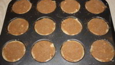 маффины на кислом молоке с яблоками