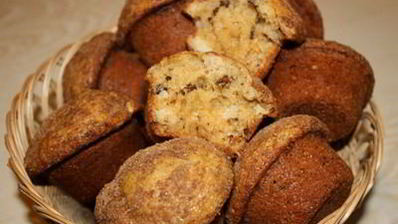 маффины на кислом молоке с яблоками