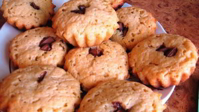 маффины на ряженке с шоколадом