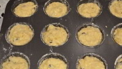 маффины с бананом