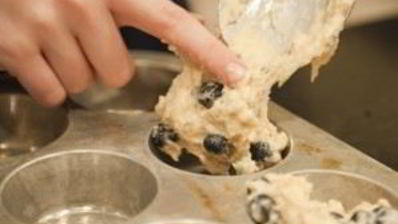 маффины с черникой