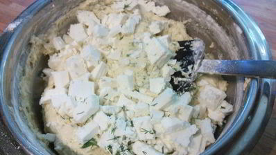 маффины с фетой и зеленью