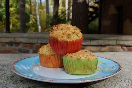 Маффины с кабачком, кардамоном и лаймом