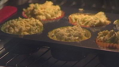 маффины с кабачком, кардамоном и лаймом