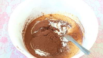 маффины с какао и бананом