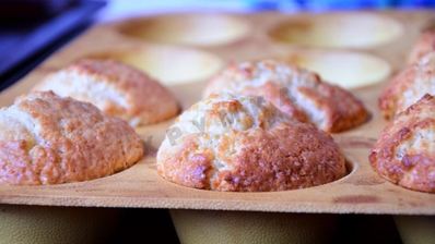 маффины с кокосовой стружкой