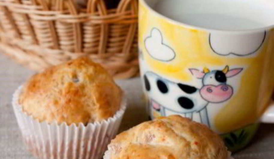 Рецепт маффинов с копченой курицей и сыром