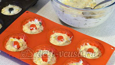 маффины с кукурузой и зеленью