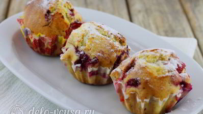 маффины с малиной