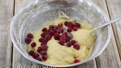 маффины с малиной