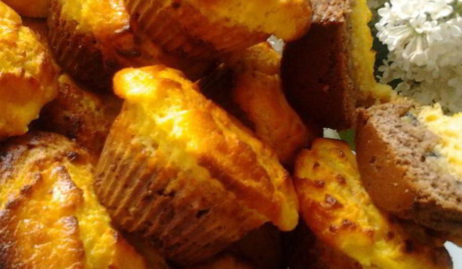 Рецепт маффинов с маскарпоне и киви