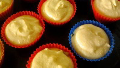 маффины с маскарпоне и киви