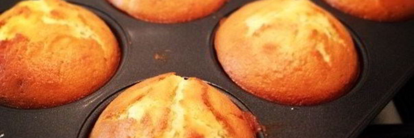 Маффины с персиками