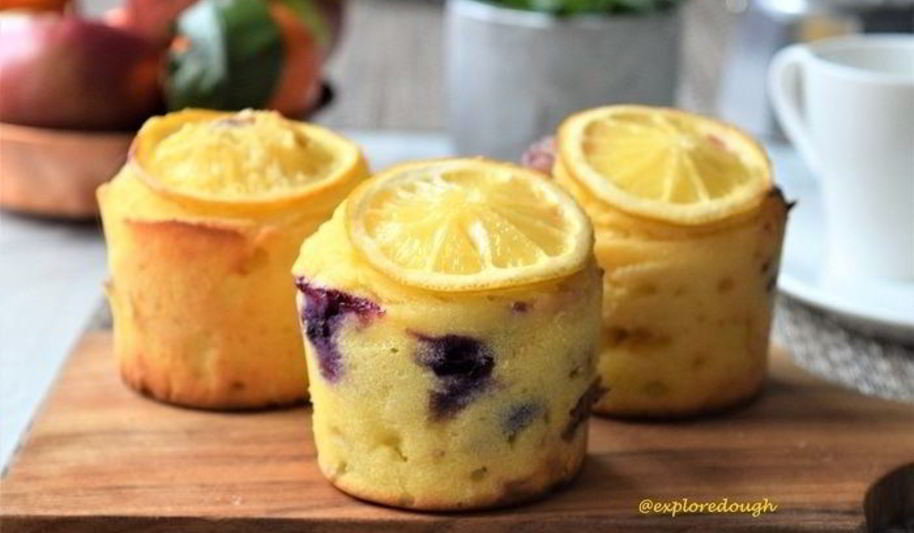 Рецепт маффинов с рикоттой и голубикой