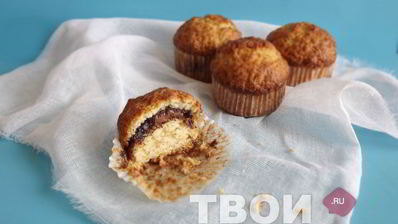 маффины с шоколадом