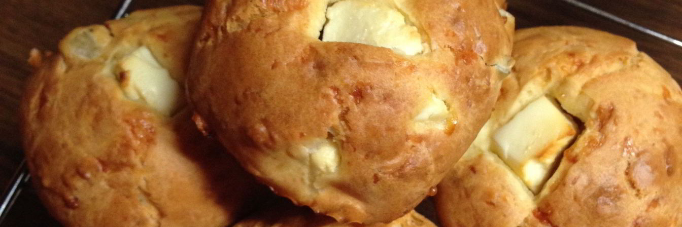 Маффины с сыром фета и оливками