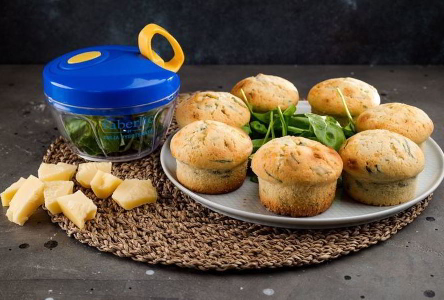 Маффины с сыром и шпинатом