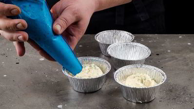 маффины с сыром и шпинатом