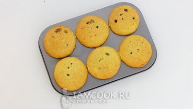 маффины с вареньем