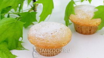 маффины с вареньем