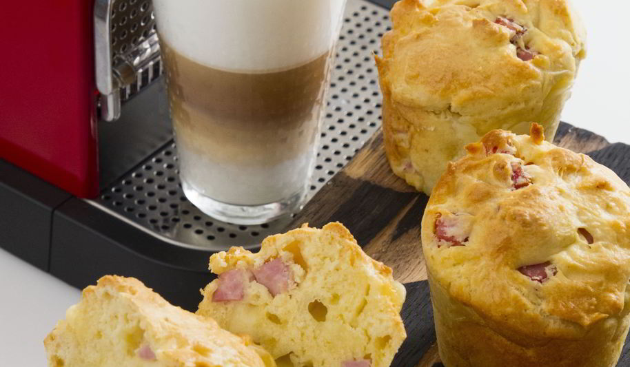 Рецепт маффинов с ветчиной и сыром