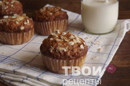 Маффины с яблоками