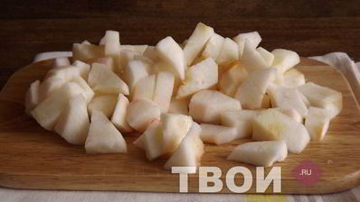 маффины с яблоками