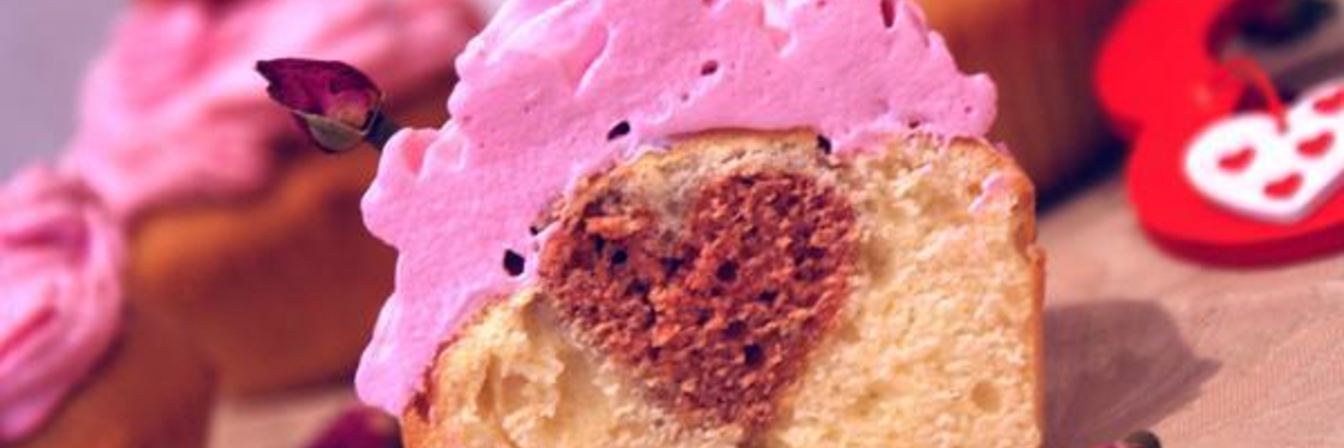 Маффины Валентинка