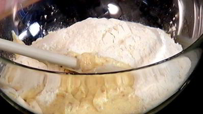 миндальные маффины с манго