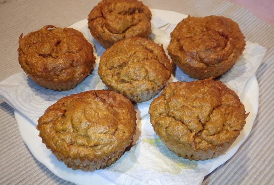 Морковные маффины из муки амаранта