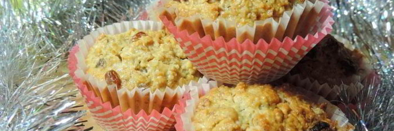 Низкокалорийные овсяные маффины