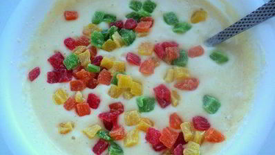 новогодние маффины из манки