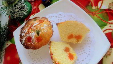 новогодние маффины из манки