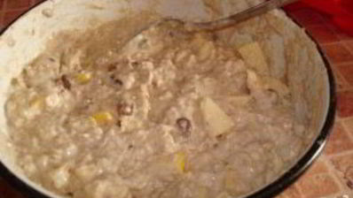 постные яблочные маффины