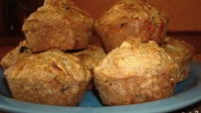 постные яблочные маффины