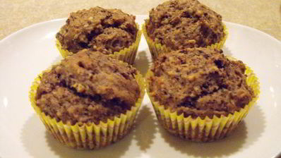 шоколадно-банановые маффины
