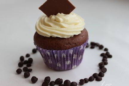 Шоколадные маффины на кефире