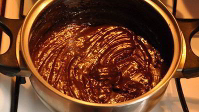 шоколадные маффины с кремом